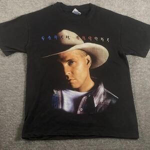 Vintage 90s Garth Brooks Country Cowboys Handles Faded T Shirt Medium Tour